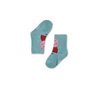 koaa Peppa Pig Smile - Peppa Pig Chaussettes chaudes pour enfant garçon fille sans couture Chaussettes en coton Chaussettes d'hiver Chaussettes de sport, vert, 23-28