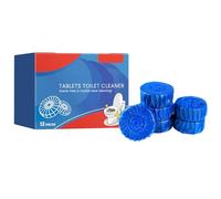 KOAHDE Blocs WC Eau Bleue,Bloc de Nettoyage de Toilette,Blocs de Nettoyage pour Toilettes Bleu,Bloc Sanitaire Bicolore,12PCS