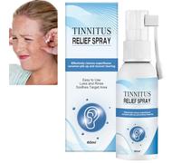 KOAHDE Spray Anti-Acouphènes Oreille,Soulagement des Acouphènes Auriculaires,Spray pour le Traitement des Oreilles,60ML,1PC,Soin Doux pour Les Oreilles,Spray Nettoyant Soin Cérumen