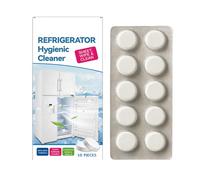 KOAHDE Spray Dégivreur pour Réfrigérateur,Degivrant Refrigerateur Congelateur Comprimés de nettoyage,10pcs,Nettoyage Domestique Huile,Détartrage frais,Comprimés de Nettoyage Réfrigérateur