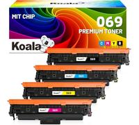 Koala 069 Lot de 4 toners avec puce compatibles avec Canon Toner 069H 069 pour imageCLASS MF752Cdw LBP673Cdw MF753Cdw LBP674Cx LBP674Cdw MF751Cdw MF754Cdw MF755Cdw