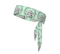 Koala 1 pièce Bandeau cheveux unisexe Dry Head Tie Sport Band pour basket-ball course tennis