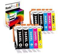 Koala 10-Pack 364XL High Yield Compatible Cartouche d’Encre Replacement pour HP 364 XL 364XL Multipack pour OfficeJet 4622 4620 DeskJet 3520 3070A Photosmart 7510 5510 5524 7520 5520 6520 5522 6510
