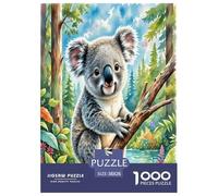 Koala 1000 Pièces Puzzle pour Adultes Jeux De Défi Familial Puzzle Anti-Stress Entraîner La Mémoire du Cerveau pour Adultes Et Enfants De 14 Ans Et Plus 38x26cm/1000pcs