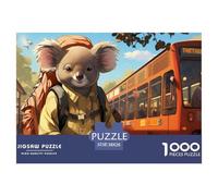 Koala 1000 Pièces Puzzles pour Adultes, Animal de Dessin animéun Jeu De Dexérité Très Difficile Puzzle D'intelligence 38x26cm/1000pcs