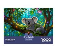 Koala 1000 Pièces Puzzles pour Adultes,Forêt enchantée Un Jeu De Dexérité Très Difficile Puzzle Jeu Éducatif l'art De La Décoration Moderne 70x50cm/1000pcs