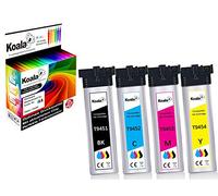 Koala 4-Pack T9451-T9454 Compatible Cartouche d’Encre pour Epson T9451 T9452 T9453 T9454 Multipack pour Workforce Pro WF-C5710DWF WF-C5790DWF WF-C5210DW WF-C5290DW pour Epson WF-C5710 WF-C5790 C5290