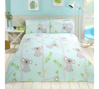 Parure de lit simple Et Taie D'oreiller Koala Fun - 135 cm x 200 cm