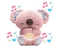 Koala apaisant pour soulager l'anxiété, loutre respiratoire et soulager l'anxiété, avec lumières musicales et mouvement de respiration rythmique, pour compagnon de sommeil, 5 niveaux de volume