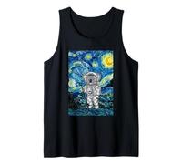 Koala Astronaute Space Suit Starry Van Gogh Night Débardeur