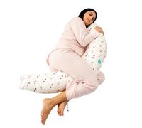 KOALA BABYCARE Coussin d'allaitement pour bébé et oreiller enceinte XL - Coussin grossesse multifonction Housse interchangeable 100 % coton déhoussable et lavable