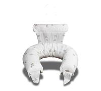 KOALA BABYCARE Coussin d'allaitement pour bébé et oreiller enceinte XXL - Coussin grossesse multifonction Housse interchangeable 100 % coton déhoussable et lavable (fleurs vertes, XXL 2 en 1)