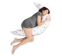 KOALA BABYCARE Coussin de Grossesse pour Dormir XXL - Coussin Allaitement Confortable Multifonctionnel - Housse Amovible 100% Coton