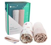 KOALA BABYCARE - Langes Coton Bébé 120x120 - Paquet de 2 pièces - Lange Bébé en Coton pour Allaitement et Emmaillotage (Swaddle) Nouveau-né - Idéal comme Cadeau Nouveau-né