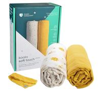 KOALA BABYCARE - Langes Coton Bébé 120x120 - Paquet de 2 pièces - Lange Bébé en Coton pour Allaitement et Emmaillotage (Swaddle) Nouveau-né - Idéal comme Cadeau Nouveau-né