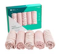 KOALA BABYCARE - Langes Coton Bébé 50x25 - Paquet de 5 pièces pour Allaitement et Emmaillotage (Swaddle) Idéal comme Cadeau Nouveau-né