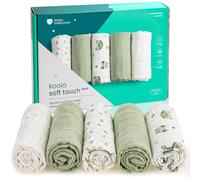 KOALA BABYCARE - Langes Coton Bébé 50x25 - Paquet de 5 pièces pour Allaitement et Emmaillotage (Swaddle) Idéal comme Cadeau Nouveau-né