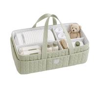 KOALA BABYCARE Panier Rangement Bébé - Organisateur Table à Langer Bébé avec Compartiments Amovibles, Panier Table à Langer pour Couches, Lingettes et Accessoires
