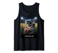 Koala Baseball Mom, j'habite Ici Maintenant Débardeur