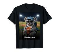 Koala Baseball Mom, j'habite Ici Maintenant T-Shirt
