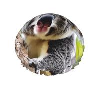 Koala Bonnet de douche imperméable extra large avec double couche de protection pour cheveux longs/bouclés - Réutilisable et facile à transporter.