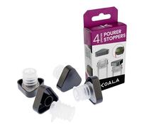 Bouchon anti-goutte pour bouteille Koala (4 pcs) Noir Plastique Blanc