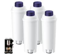 Koala Cartouches Filtrantes Remplacement pour Filtre à Eau De'Longhi® DLSC002 Compatibles avec De'Longhi® Magnifica® S, Eletta® Explorer, Dinamica® et Série ECAM, Machine à Café et à Expresso (4 Pack)