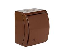 Koala Cloche poussoir IP44 Bronze VW 155-02 61.342 Spatule Electroplast 5901769015685