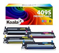 Koala CLT409S Lot de 4 cartouches de toner de rechange compatibles avec Samsung CLP310 CLP320 CLP315 CLX3170 CLX3170FN CLX3175 CLX3175FN CLX3175FW CLX3175N 1Noir, 1Cyan, 1Magenta, 1Jaune