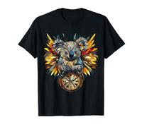 Koala Coloré Art Animal Lover Illustration Motif Koala T-Shirt