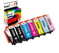Koala Compatible Cartouche d’Encre Replacement pour Epson 378 XL 378XL Multipack pour Expression Photo XP-8500 XP-8505 XP-8600 XP-8000 XP-8700 XP-8005 XP-8605 Imprimante, Pack de 7