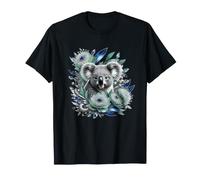 Koala de rêve avec Fleurs Autour de la Faune T-Shirt