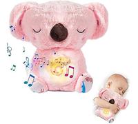 Koala Doudou Musical et Lumineux - Peluche Apaisante avec Chansons & Lumières Douces - Pour le Sommeil de Bébé - Cadeau de Naissance