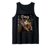 Koala drôle café glacé Animal Meme Koala Débardeur