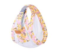 Koala Echarpe De Portage, Elastique Echarpe Koala, avec Assise Ergonomique Koala Porte Bebe, Multifonctionnel Jusqu'à 20 Kg avec Une Position Naturelle Optimale-Réseau poudre-3D