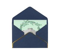 Koala Enveloppe carte de remerciement 10,2 x 15,2 cm pour mariage, fête prénatale, remerciement, enterrement de vie de jeune fille, anniversaire d'affaires.