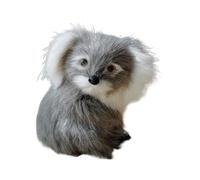 Koala Figurine d'animaux de bureau Peluche Koala Toy Modèle animal réaliste Ornement de modèle mignon pour table de fenêtre de fenêtre Nightsand Artisanat