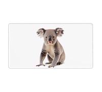 Koala Grand tapis de souris de jeu imprimé 40 x 75 cm - Antidérapant - Imperméable et souple - Bords cousus en caoutchouc souple - Pour la maison, le bureau