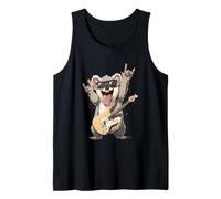 Koala Guitare électrique Rock Roll Solo Pop Graphic Débardeur