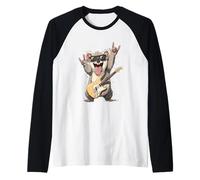 Koala Guitare électrique Rock Roll Solo Pop Graphic Manche Raglan