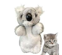 Koala Hand Puppet - Chat de chat interactif pour le jeu et l'entraînement, Plush Puppet | Score pour les chatons, Gants de lutte pour les chatons, Gants de lutte pour animaux de compagnie