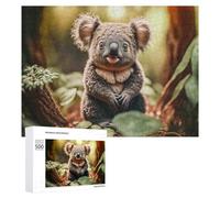 Koala in The Wild Nature's Adorable Masterpi Puzzle en Bois, 500 pièces | La progression pièce après pièce: un montage clair zone par zone seul ou à plusieurs.