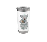 Koala Infirmière Porte-bloc Gobelet isotherme en acier inoxydable double paroi