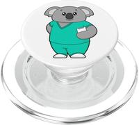 Koala Infirmière Porte-Bloc PopSockets PopGrip pour MagSafe