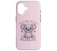 Koala Just a Girl Who Loves Koalas Coque pour iPhone 16