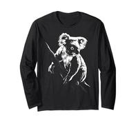 Koala Lover Animal Zoo Cool Motif Art Design Manche Longue