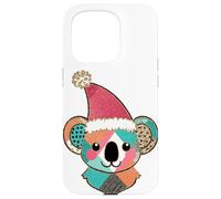 Koala Mignon et Amusant Portant Un Chapeau de Père Noël, aventurier Amateur de Faune Coque pour iPhone 15 Pro