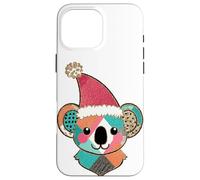 Koala Mignon et Amusant Portant Un Chapeau de Père Noël, aventurier Amateur de Faune Coque pour iPhone 16 Pro Max