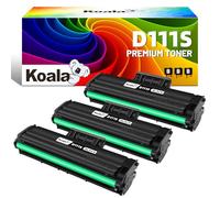 Koala MLT-D111S D111S Toner Compatible Cartouche de Toner Replacement pour Samsung MLT-D111S pour Xpress M2070 M2070FW M2026W M2026 M2070W M2078W M2020 M2022W M2022 M2625 M2020W M2070F (3-Pack)