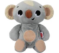 Koala Mon copain câlin, Peluche Bébé, 0+ Mois, Veilleuse Peluche qui Respire avec Mouvement Apaisant, Musique, Bruits Blancs et Lumières, Recharge USB-C, Doudou Bébé, Collection Boho Chic
